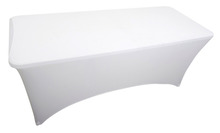 Strekkduk Iowa til sammenleggbart bord 180 cm hvit - Sunlife